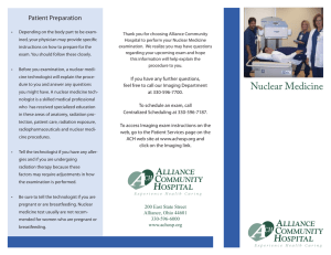 Nuclear Medicine - Alliance Community Hospital