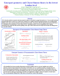 Conclusions Emergent geometry and Chern