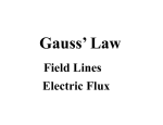 Field Lines Electric Flux
