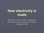 How electricity is made
