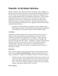 Sinusitis Arrhythmia Infection