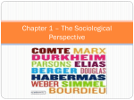 Chapter 1 – The Sociological Perspective