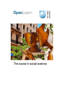 The social in social science