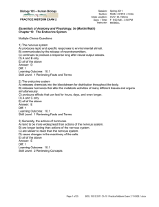 BIOL 105 S 2011 Ch 10 Practice Midterm Exam 2 110429.1