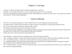 Ch. 5: Learning