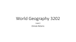 World Geography 3202