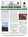 south asia studies - University Center for International Studies