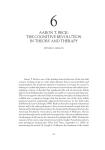 Aaron T. Beck: The cognitive revolution in theory