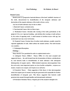 3-Dental caries