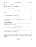 Homework 1 Solutions