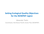 Ecological Quality Objectives - A. Tkalin