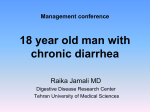 18 year old man with chronic diarrhea