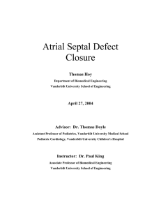 Atrial Septal Defect - Research