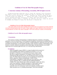 Guidelines of Care for Mohs Micrographic Surgery © American