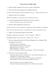 Water in the Air study guide KEY