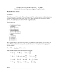 Worked problem section of exam - Aug 2009