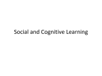 Social and Cognitive Learning - Klicks-IBPsychology-Wiki