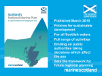 Scotland*s first National Marine Plan Anna Donald 24 April 2015