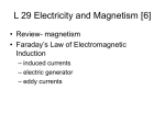 induced current. - University of Iowa Physics
