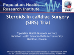 Steroids In caRdiac Surgery (SIRS) Trial