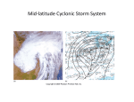 Stages in Life Cycle of a Cyclonic System 1. Cyclogenesis. Low
