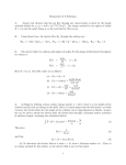 Homework # 2 Solutions
