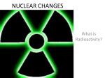 NUCLEAR CHANGES