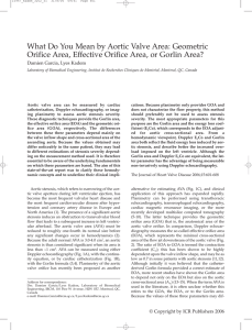 What Do You Mean by Aortic Valve Area: Geometric Orifice Area