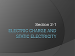 Electric Charge And Static Electricity