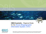 Regional Node for the Ocean Biogeographic Information System