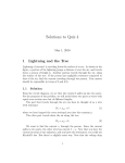 Quiz 4 - Rutgers Physics