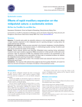 Effects of rapid maxillary expansion on the midpalatal suture: a