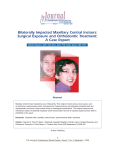Bilaterally Impacted Maxillary Central Incisors: Surgical Exposure