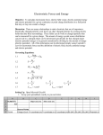 Electrostatic Forces and Energy