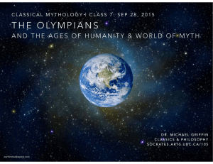 The Olympians - Ancient Philosophy at UBC