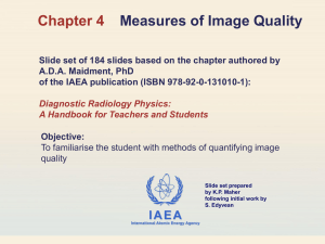Slides to IAEA Diagnostic Radiology Physics: A Handbook for