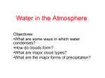 Ch. 24.4 Water in the Atmosphere