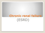 CHRONIC RENAL FAILURE (END