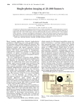 Single-photon imaging at 20000 frames/s