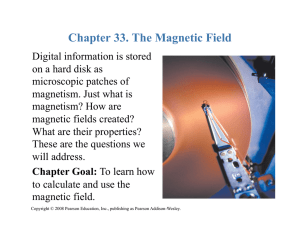 Chapter 33. The Magnetic Field