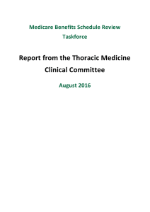 Medicare Benefits Schedule Review Taskforce Report from the