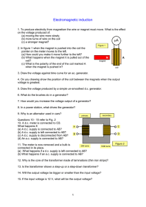 Electromagnetic induction