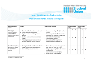 to view our Environmental Aspects and Impacts Report