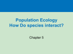 Biodiversity, Species Interactions, and Population Control