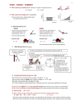 * Work (W) done by a constant force F exerted on an object through