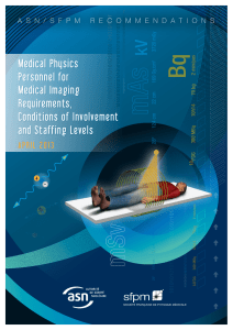Medical Physics Personnel for Medical Imaging Requirements