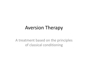 Aversion therapy ppt