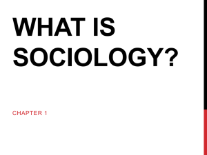 What is Sociology Power Point
