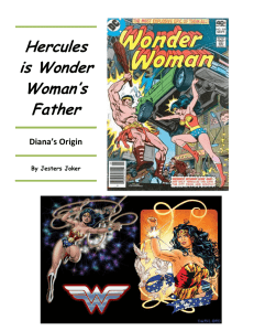 Hercules is Wonder Woman`s Father