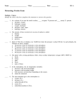 Meteorology Practice Exam